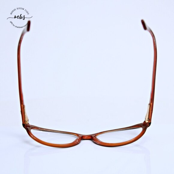 Chanel Cat Eye Vintage Eyeglasses Frame Black Brown Gold 50-17-140 - Picture 11 of 13